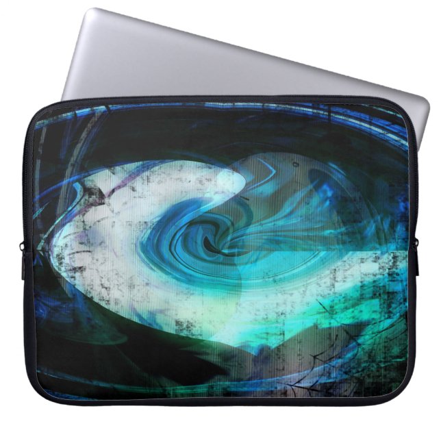 Alien Ligcape Grunge Laptop sleeve (Framsidan)