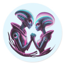 Alien lite Stickers