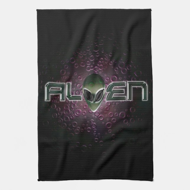 Alien logotyp American MoJo Kitchen Towels Kökshandduk (Vertikal)