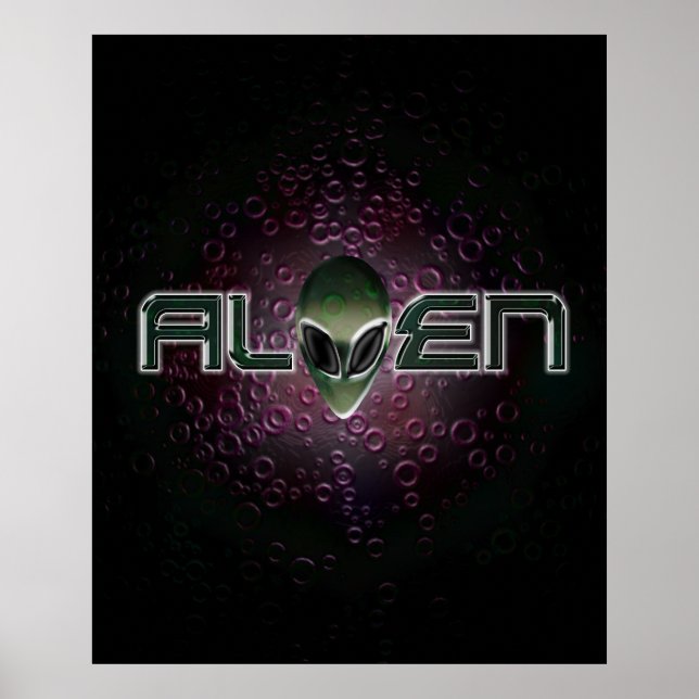 ALIEN LOGOTYP POSTER (Framsidan)