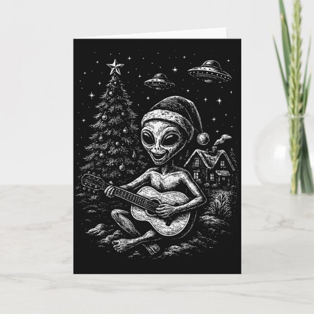 Alien Loves Christmas  Kort (Framsida)