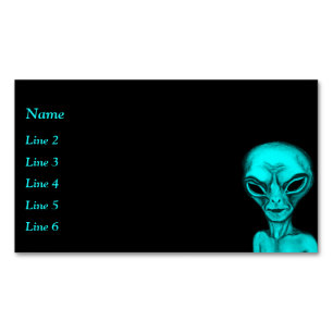 Alien Magnetiska Visitkort