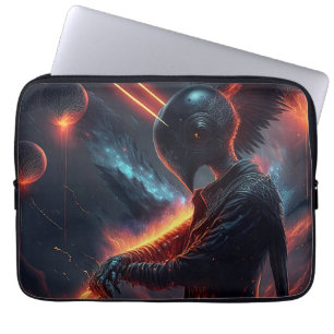 Alien Manipulation Fire Beam Laptop Fodral