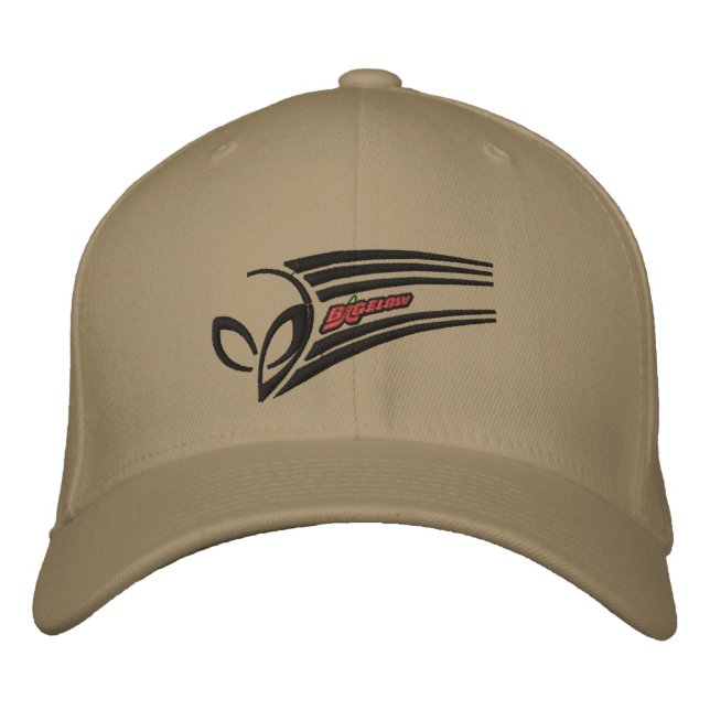 Alien Mascot Embroized Baseball Cap Broderad Keps (Framsida)