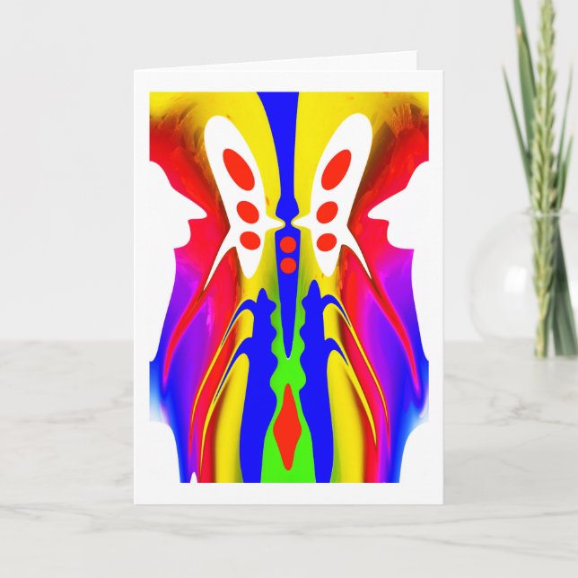 Alien maskin art kort (Framsida)