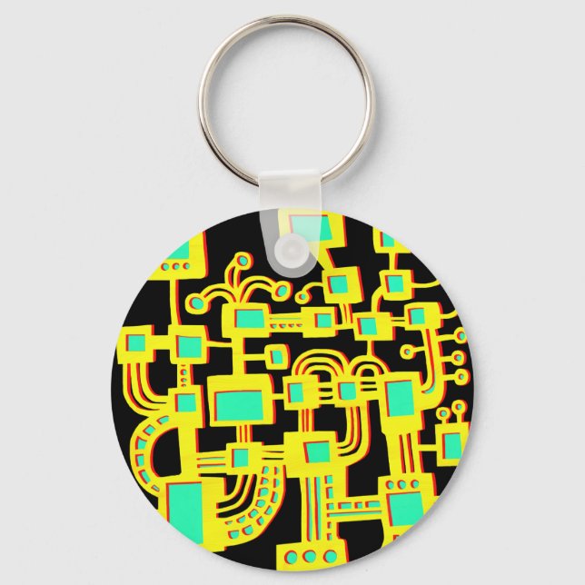 Alien Maskin Nyckelring (Framsida)