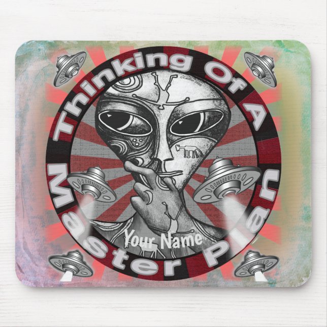 Alien Master Plan Mouse Pad Musmatta (Framsidan)