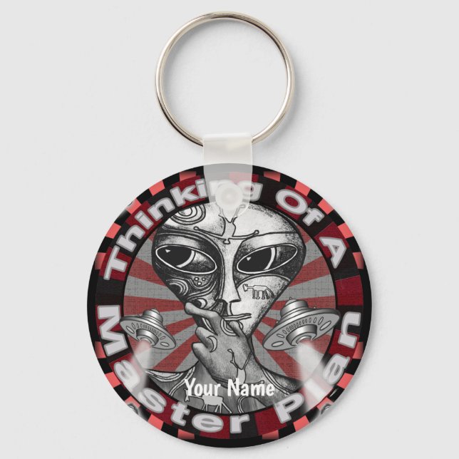 Alien Master Plan-nyckelring Nyckelring (Framsida)