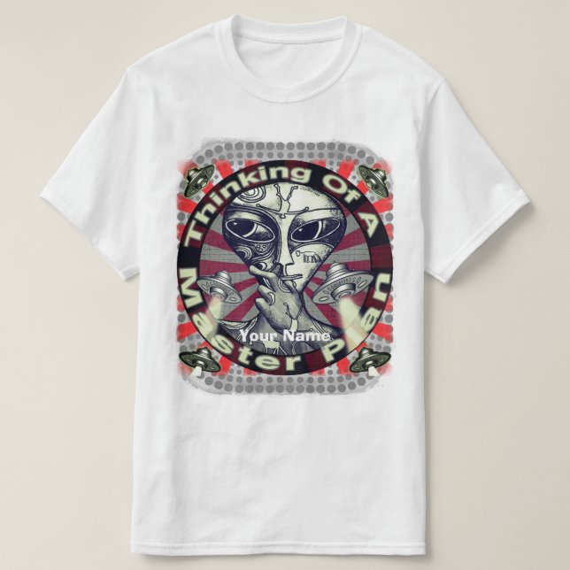 Alien Master Plan T-Shirt (Design framsida)
