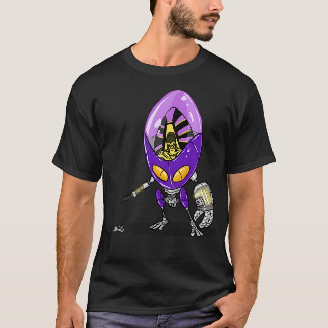 Alien Mecha T Shirt (Framsida)