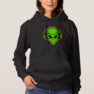 Alien med hörlurar är Redot T Shirt