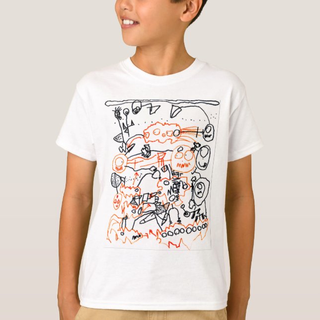 Alien Meteor Shirt T-shirt (Framsida)