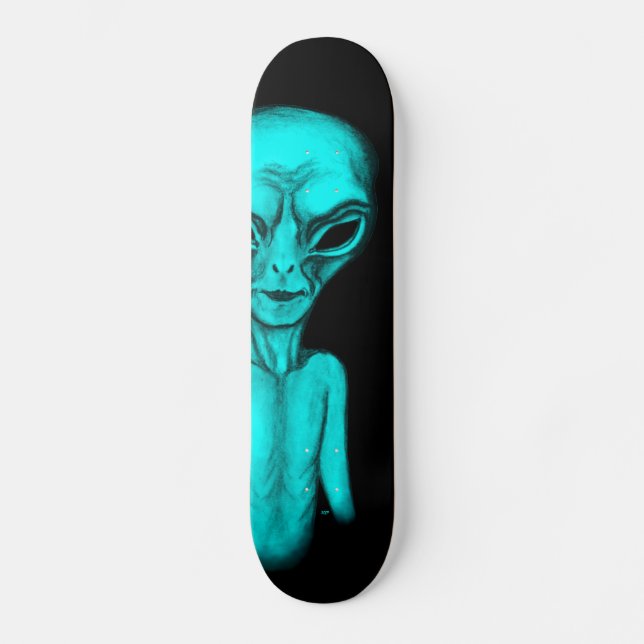 Alien Mini Skateboard Bräda 18,5 Cm (Framsida)