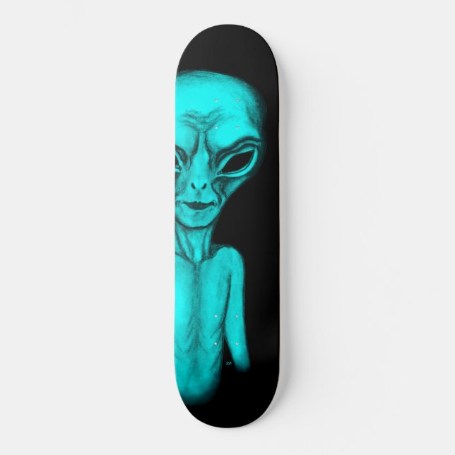 Alien Mini Skateboard Bräda 18,5 Cm (Framsida)