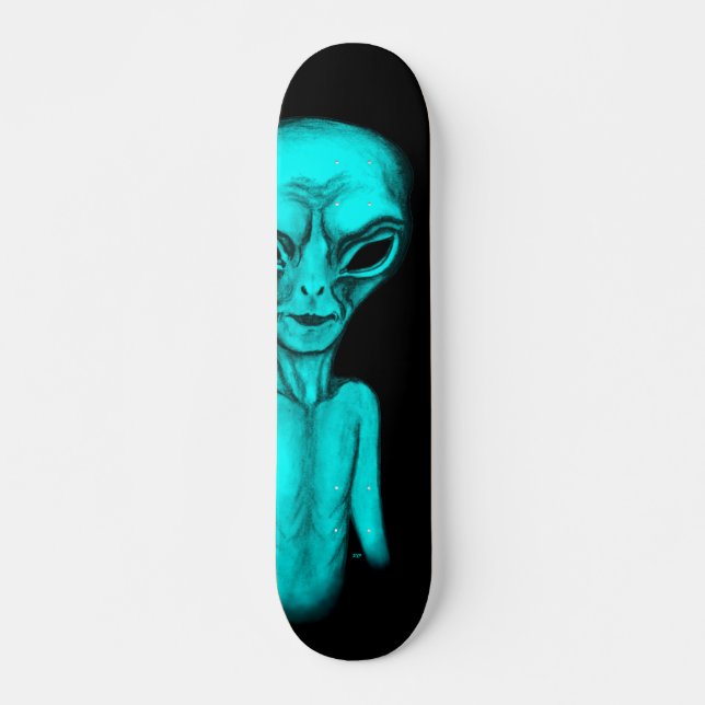 Alien Mini Skateboard Bräda 18,5 Cm (Framsida)
