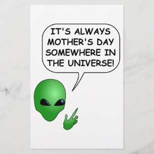 Alien Mors dag Brevpapper