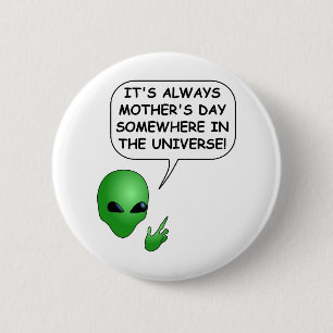Alien Mors dag Knapp