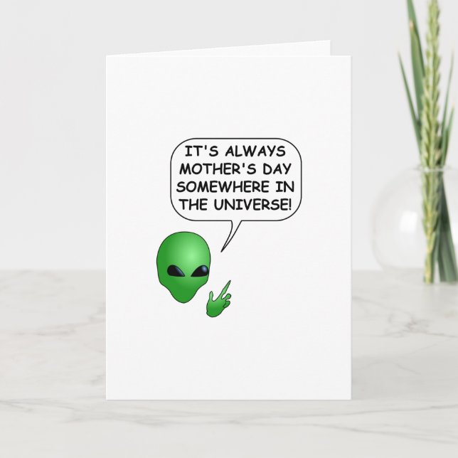 Alien Mors dag Kort (Framsida)