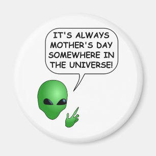 Alien Mors dag Magnet