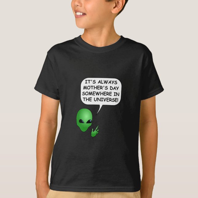 Alien Mors dag T-shirt (Framsida)