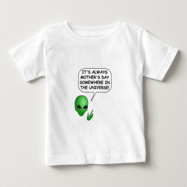 Alien Mors dag T-shirt (Framsida)