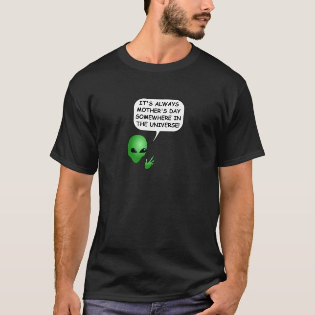 Alien Mors dag T Shirt (Framsida)
