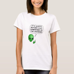 Alien Mors dag T Shirt
