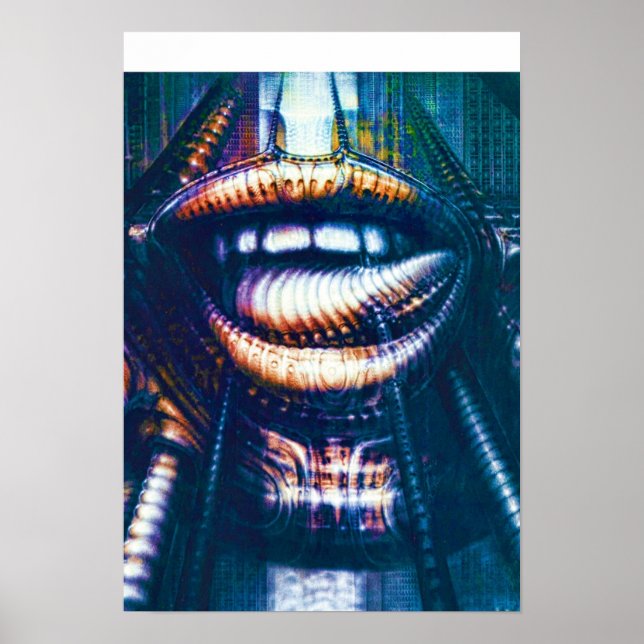 Alien Mouth H R Giger Poster (Framsidan)