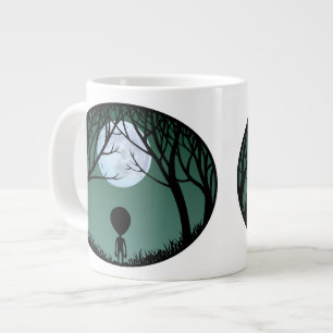 Alien Mugg Grått Extraterrestrial Kopp Alien Mugga Jumbo Mugg