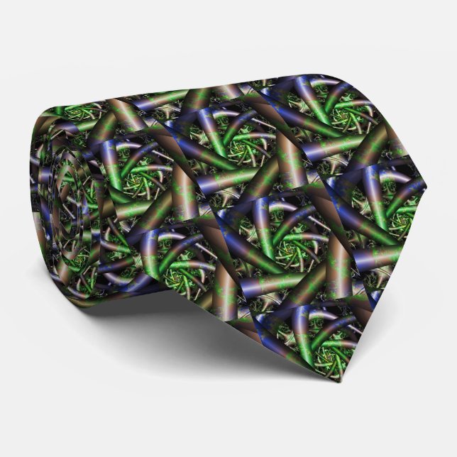 Alien | Multifärgad Fractal Art Slips (Rullad)