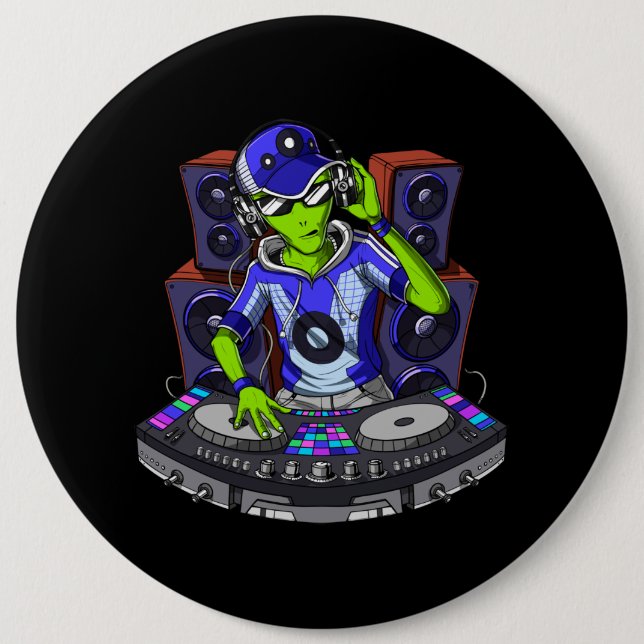 Alien Music DJ Knapp (Framsida)