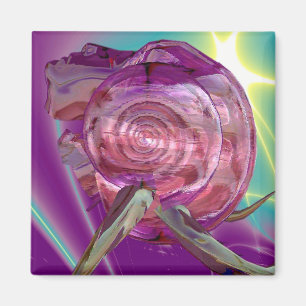 ALIEN NEREIDE /NYMPH OF VATTEN,ROSA SEASHELL Sci-F Magnet
