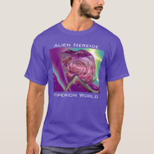 ALIEN NEREIDE /NYMPH OF VATTEN,ROSA SEASHELL Sci-F Tee Shirt