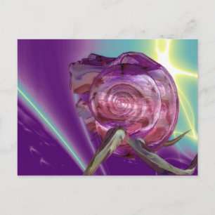 ALIEN NEREIDE /NYMPH OF VATTEN,ROSA SEASHELL Sci-F Vykort