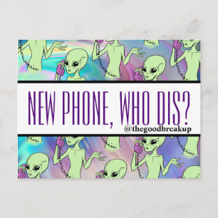 Alien New Mobil WHO Dis Vykort