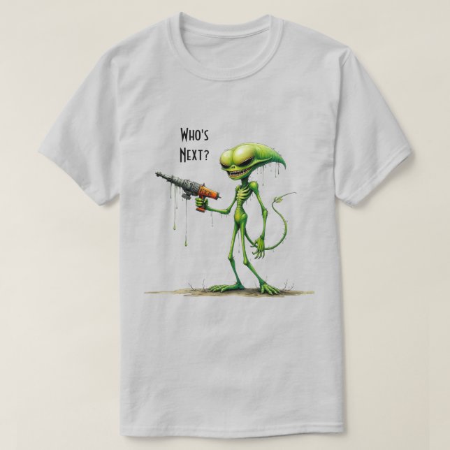 Alien: Nova want's to Play T-Shirt (Design framsida)