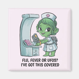 Alien Nurse Magnet