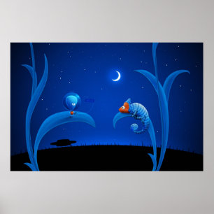 Alien och Chameleon Poster