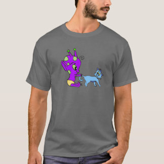 Alien och Kitty T Shirt