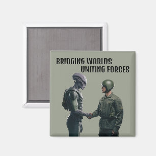 Alien och Soldier Magnet