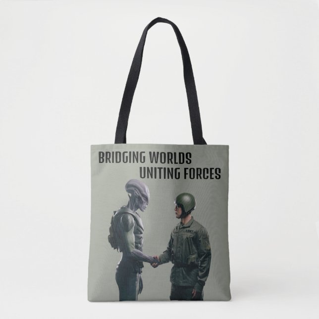 Alien och Soldier Tygkasse (Framsida)