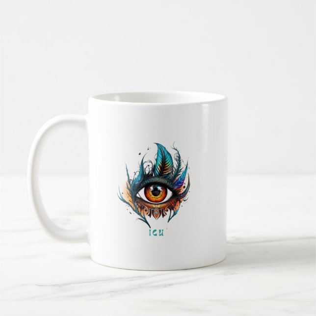 Alien Öga Kaffemugg (Vänster)