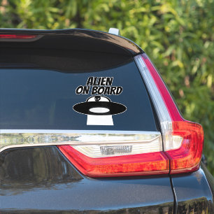 ALIEN OMBARD CAR BIG DECAL STICKER KLISTERMÄRKEN