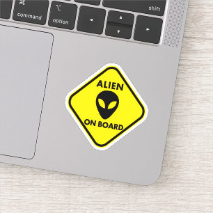 Alien ombord klistermärken