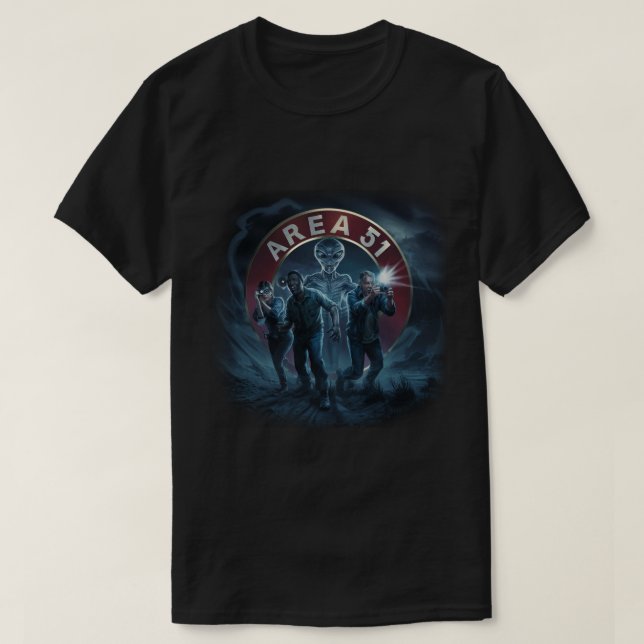 Alien - område 51 t shirt (Design framsida)