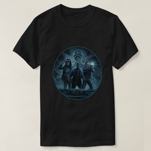 Alien - område 51 t shirt (Design framsida)
