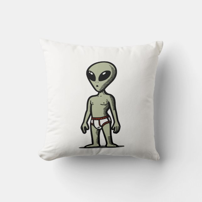 Alien Pants Kudde (Framsida)