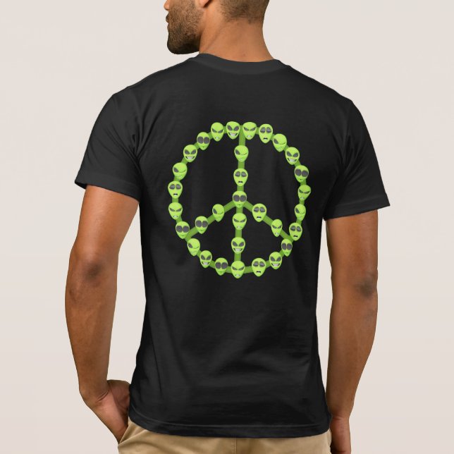 Alien Peace T Shirt (Baksida)