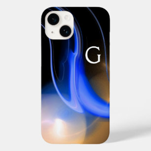ALIEN PEARL / BLUE BLACK WHITE ABSTRAKT Monogram