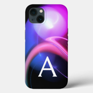 ALIEN PEARL MONOGRAM PinkPurple Fractal Swirls